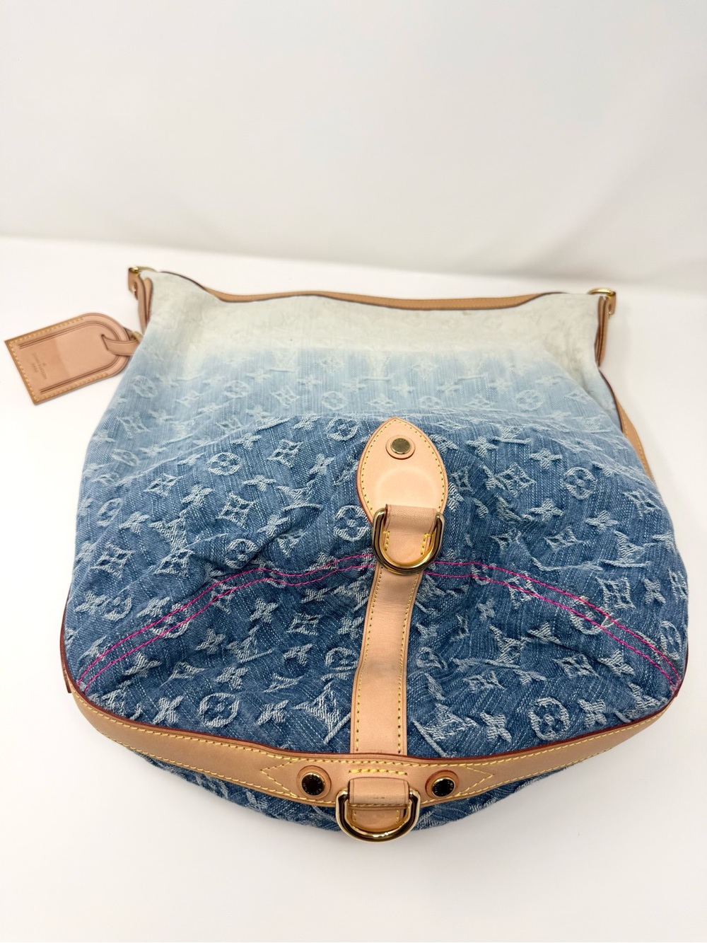 Louis Vuitton Monogram Denim Sunburst PM Blue Ombre Pink Limiter Edition - Picture 7 of 16